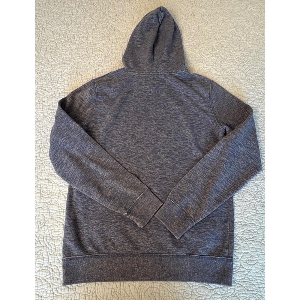 Hollister Mens Blue Marl Space Dye Pullover Hoodie Sweatshirt Size M Logo Y2K - Picture 2 of 10